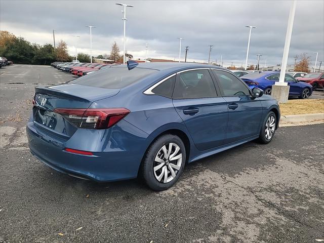 new 2025 Honda Civic car, priced at $25,800