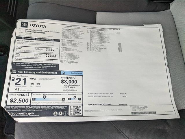 new 2025 Toyota Tacoma car, priced at $49,244