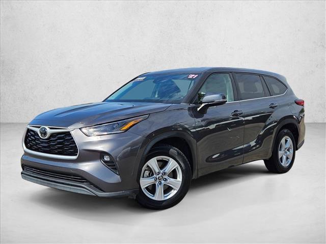 used 2021 Toyota Highlander car, priced at $24,449