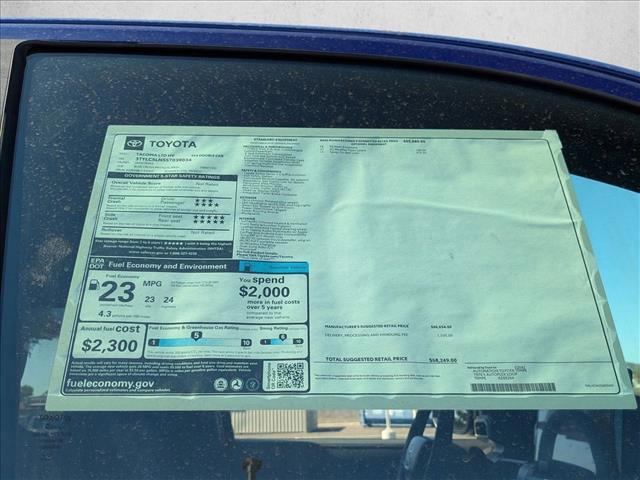 new 2025 Toyota Tacoma car, priced at $55,068