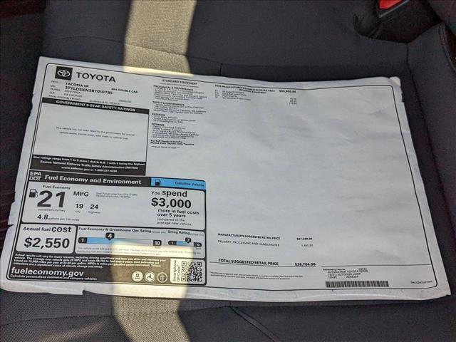 new 2024 Toyota Tacoma car, priced at $37,027