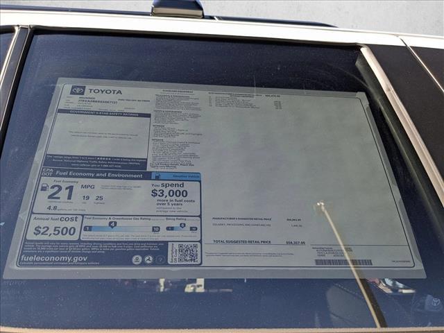 new 2025 Toyota 4Runner car, priced at $58,357