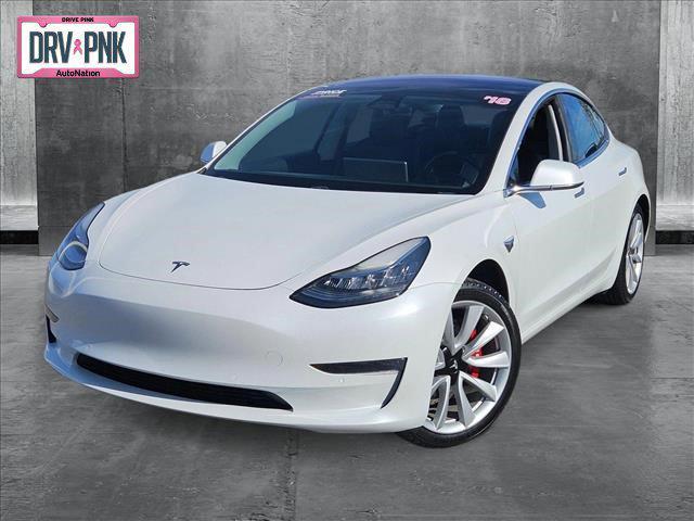 used 2018 Tesla Model 3 car, priced at $18,860