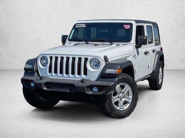 used 2018 Jeep Wrangler Unlimited car, priced at $16,996