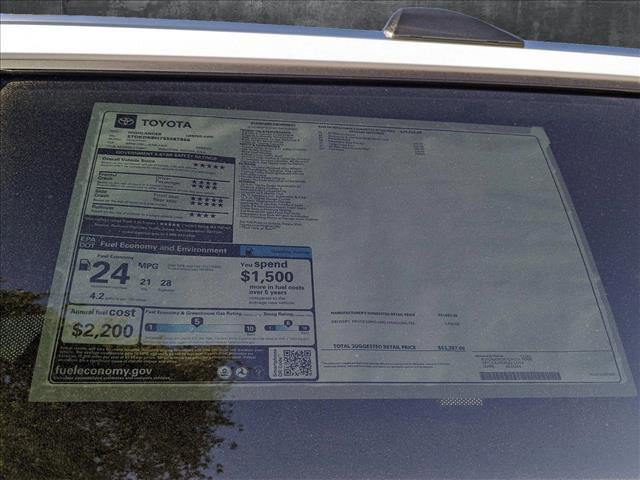 new 2025 Toyota Highlander car, priced at $48,412
