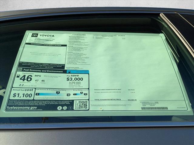 new 2026 Toyota Camry car, priced at $34,472