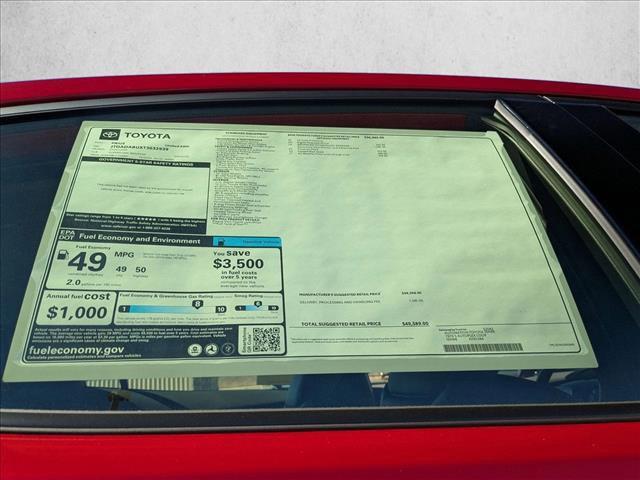 new 2026 Toyota Prius car, priced at $40,589