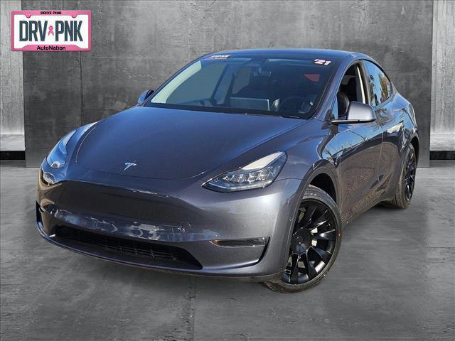 used 2021 Tesla Model Y car, priced at $27,799