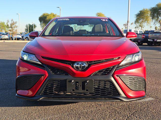 used 2021 Toyota Camry car, priced at $21,657