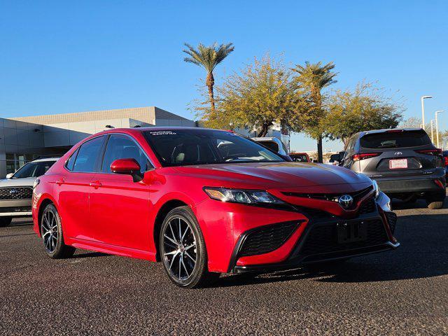 used 2021 Toyota Camry car, priced at $21,657