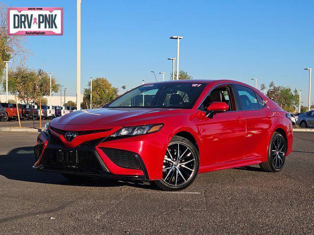 used 2021 Toyota Camry car, priced at $21,657