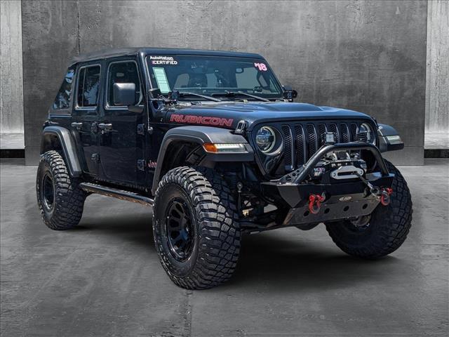 used 2018 Jeep Wrangler Unlimited car, priced at $31,804