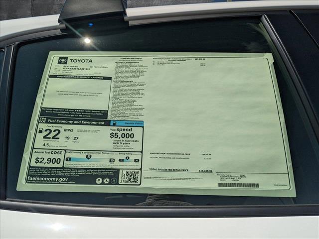 new 2025 Toyota GR Corolla car, priced at $46,991