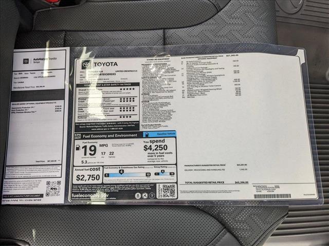 new 2025 Toyota Tundra car, priced at $58,393