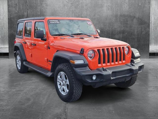 used 2020 Jeep Wrangler Unlimited car, priced at $25,608