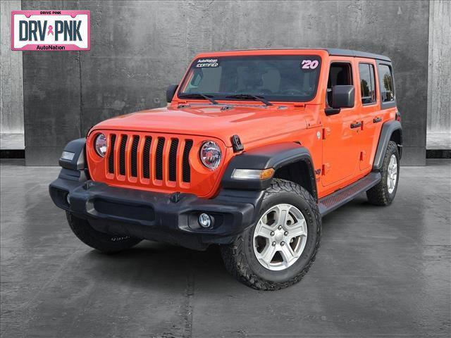 used 2020 Jeep Wrangler Unlimited car, priced at $25,608