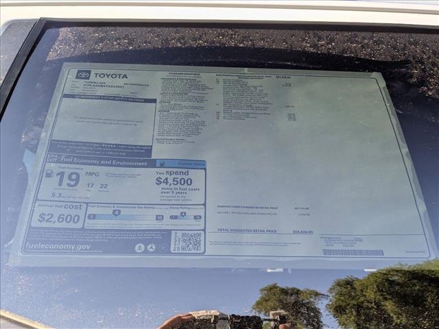 new 2026 Toyota Tundra car, priced at $58,826