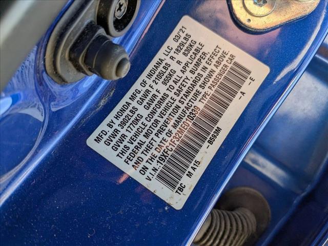 used 2021 Honda Civic car, priced at $20,996