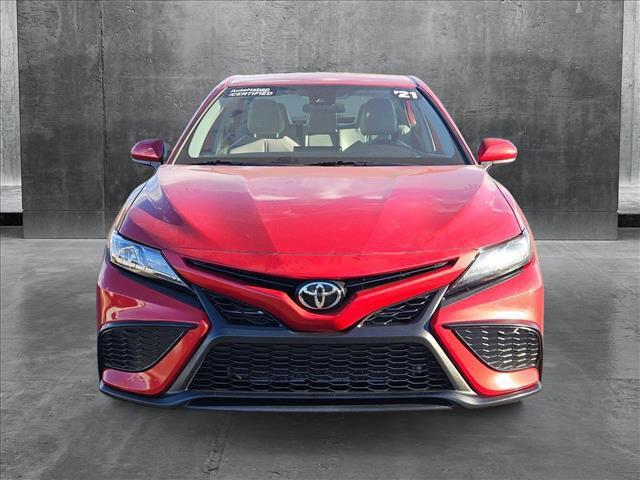 used 2021 Toyota Camry car, priced at $22,435