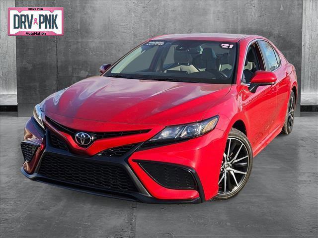 used 2021 Toyota Camry car, priced at $22,435