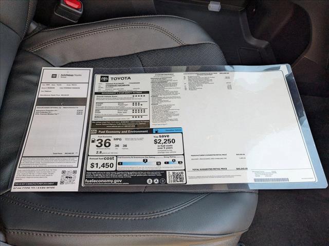 new 2025 Toyota Sienna car, priced at $60,545