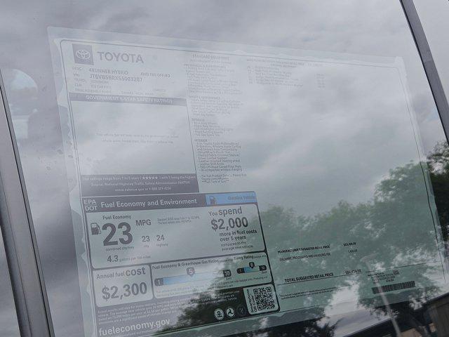 new 2025 Toyota 4Runner car, priced at $54,634