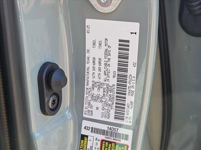 new 2025 Toyota Tundra car, priced at $63,223