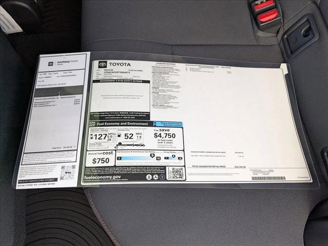 new 2026 Toyota Prius Plug-In Hybrid car, priced at $35,764