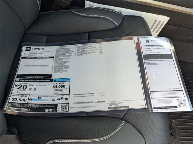 new 2026 Toyota Sequoia car, priced at $78,608