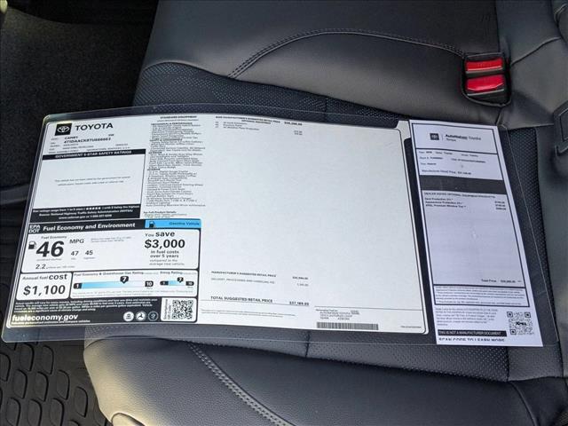 new 2026 Toyota Camry car, priced at $35,598