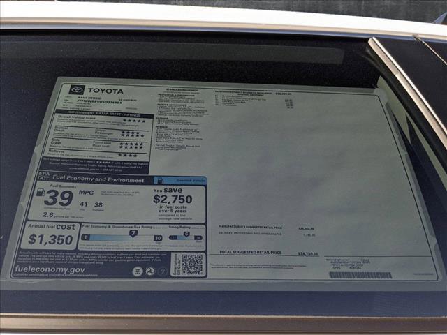 new 2025 Toyota RAV4 Hybrid car, priced at $33,728