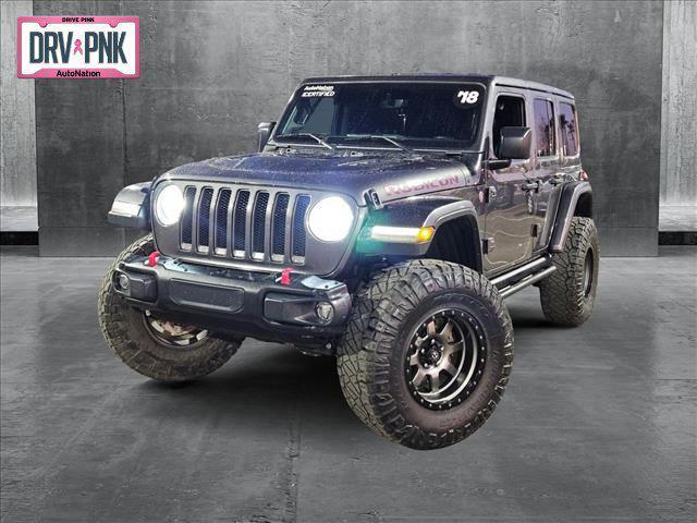 used 2018 Jeep Wrangler Unlimited car, priced at $32,996