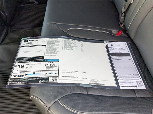 new 2026 Toyota Tundra car, priced at $64,003