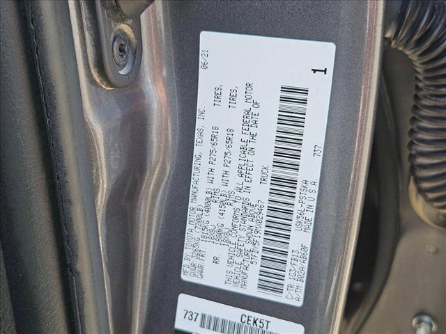 used 2021 Toyota Tundra car, priced at $34,996