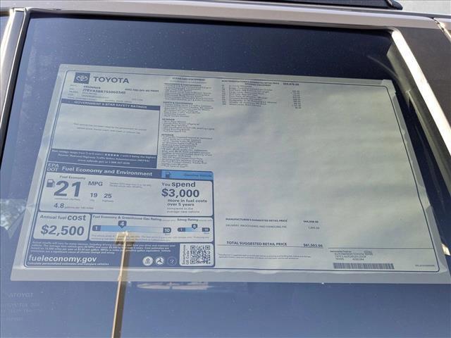 new 2025 Toyota 4Runner car, priced at $61,503