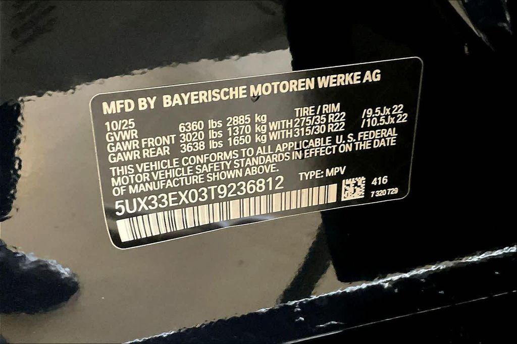 new 2026 BMW X6 car, priced at $87,100