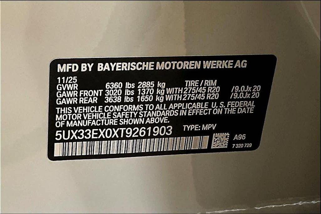 new 2026 BMW X6 car, priced at $87,675