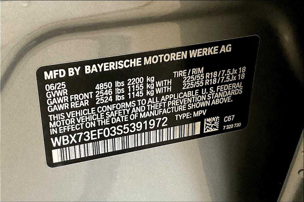 new 2025 BMW X1 car, priced at $47,380