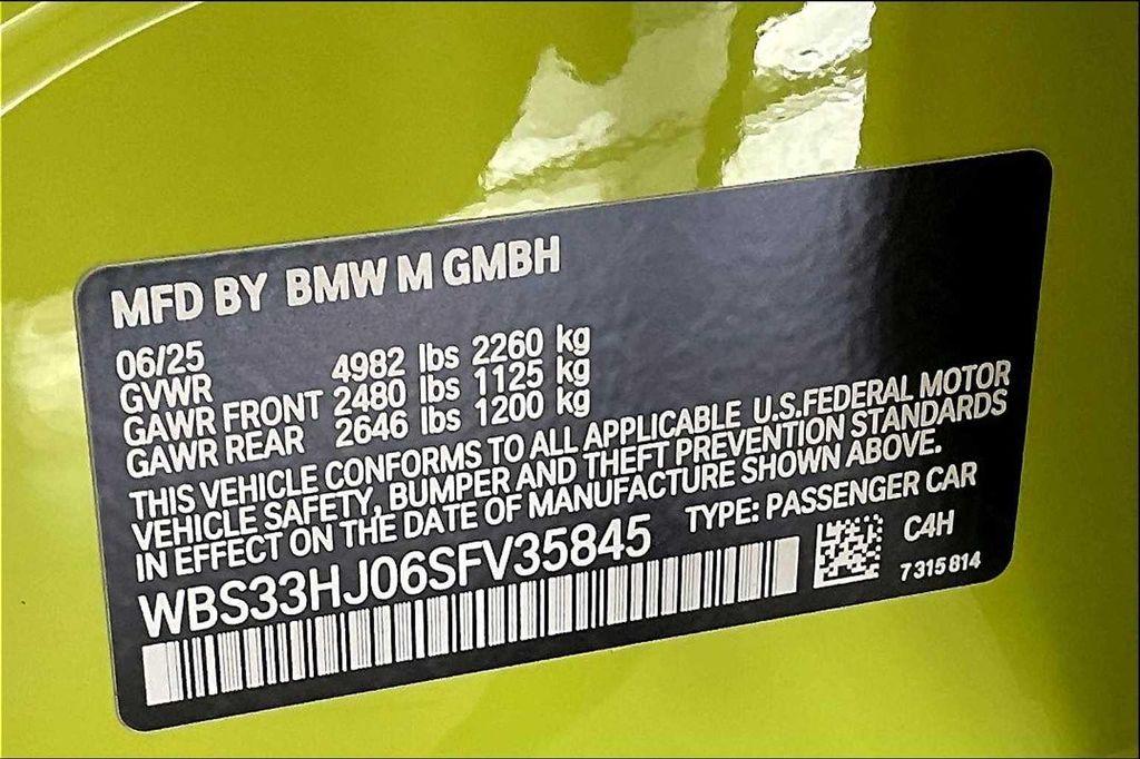 new 2025 BMW M3 car, priced at $98,045