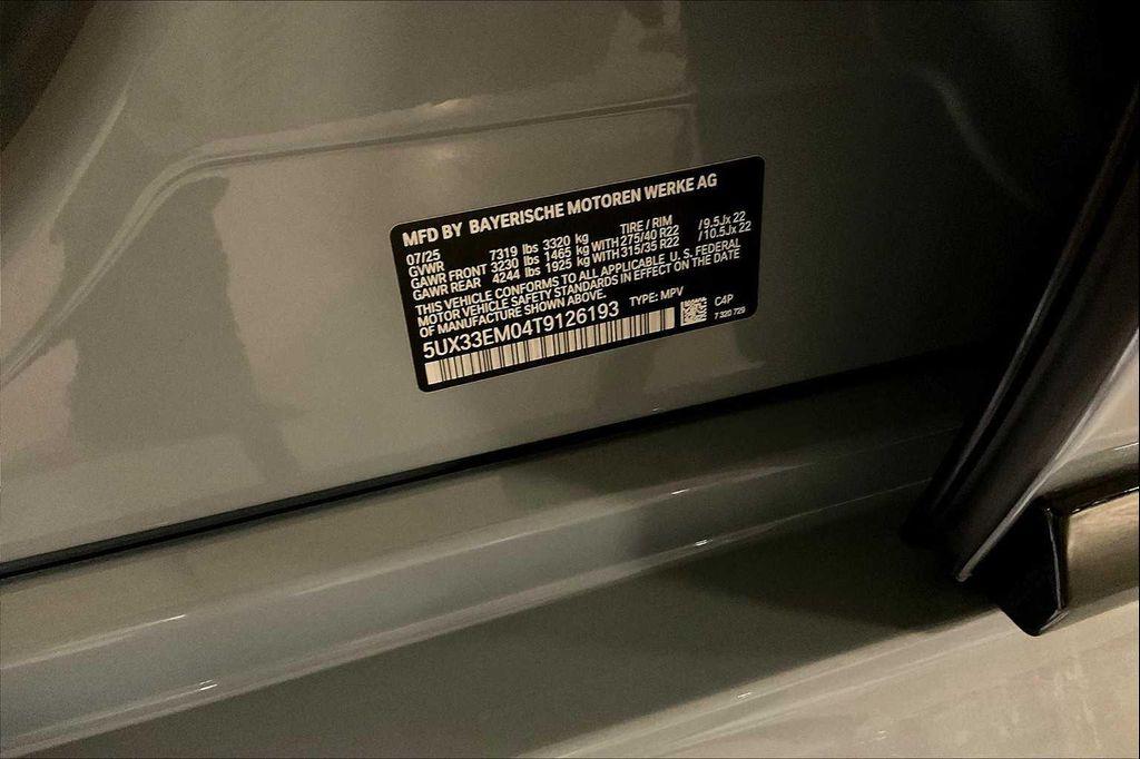 new 2026 BMW X7 car, priced at $121,510