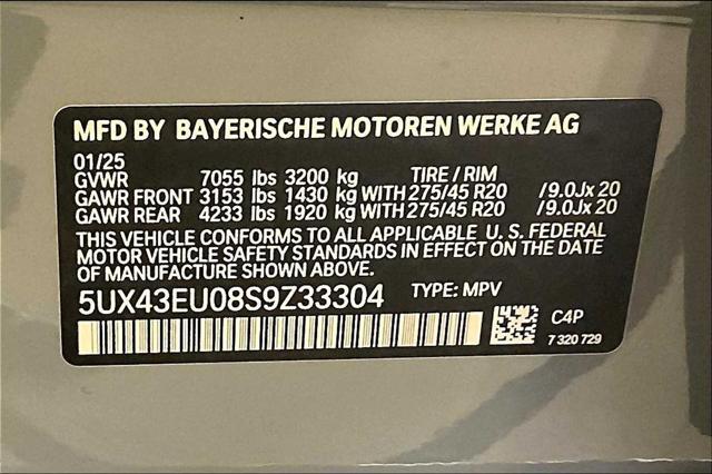 new 2025 BMW X5 PHEV car, priced at $83,155