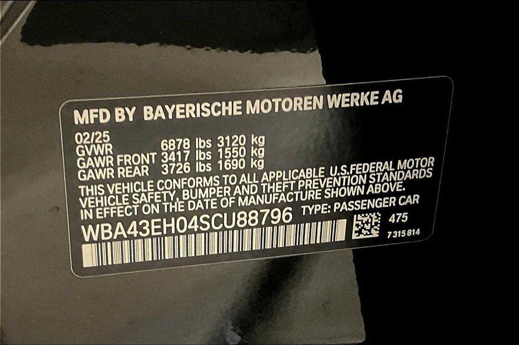 new 2025 BMW 750e car, priced at $114,950