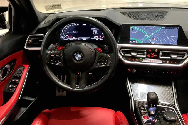 used 2022 BMW M3 car, priced at $76,901