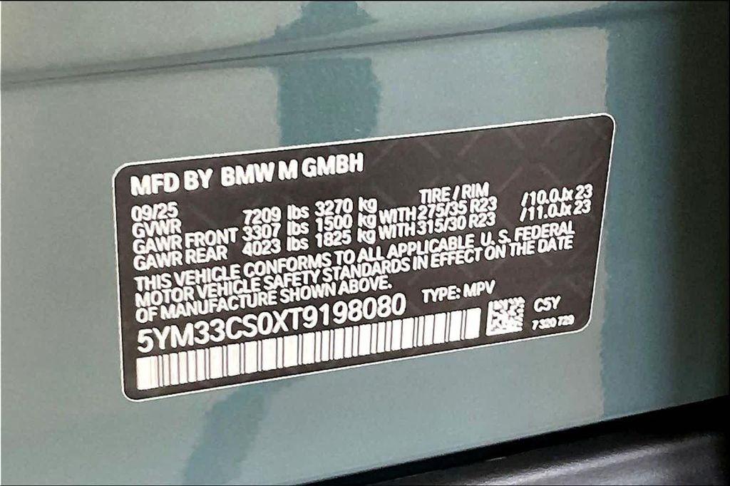 new 2026 BMW XM car, priced at $160,825