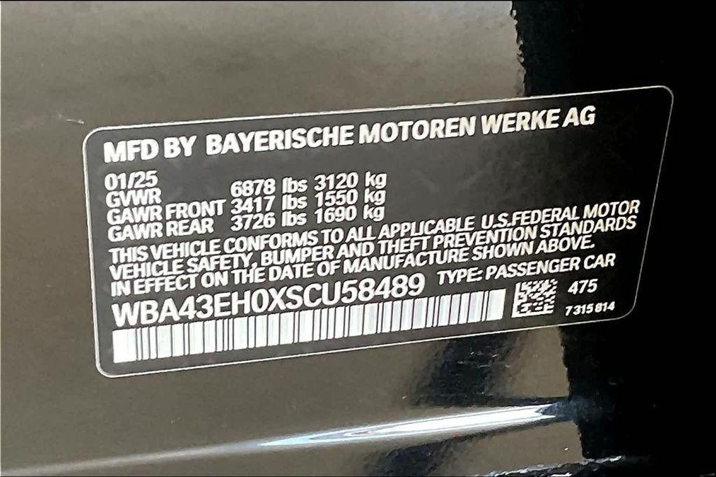 new 2025 BMW 750e car, priced at $112,685