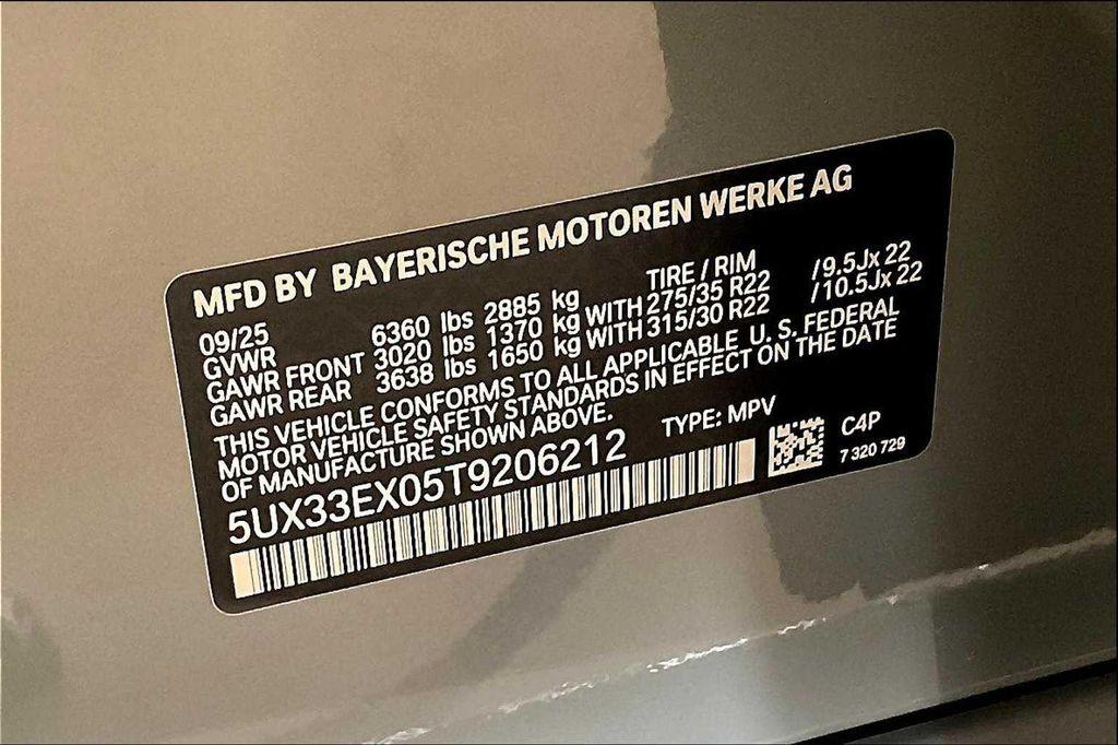 new 2026 BMW X6 car, priced at $87,600