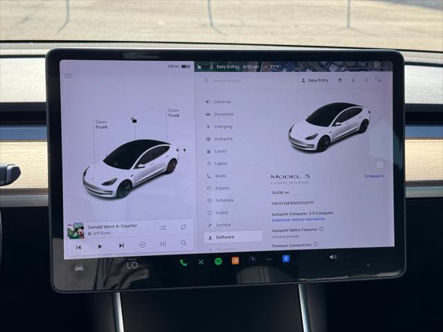 used 2018 Tesla Model 3 car, priced at $20,887