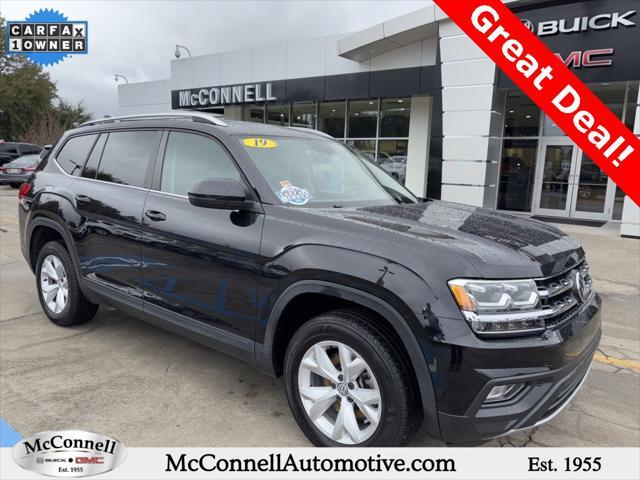 used 2019 Volkswagen Atlas car, priced at $24,442