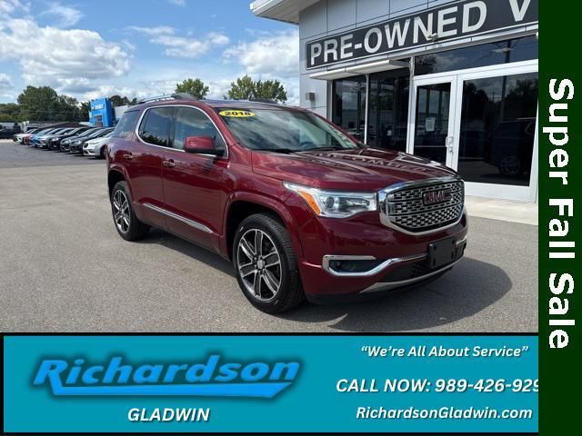 used 2018 GMC Acadia car, priced at $17,975