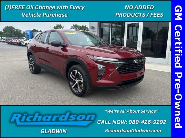used 2024 Chevrolet Trax car, priced at $22,695